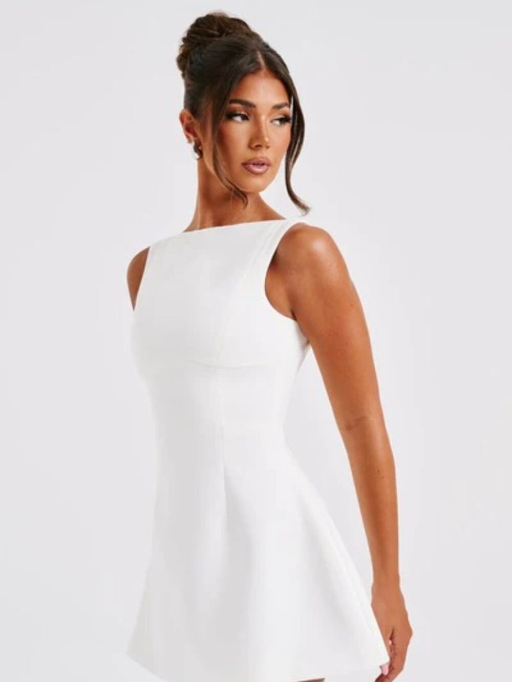 BABYBOO- ALANA MINI DRESS - IVORY - XS - Picture 4 of 12